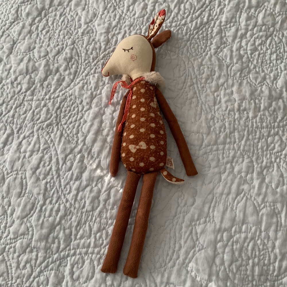 Maileg Sleepy Wakey Bambi Deer Stuffed Animal